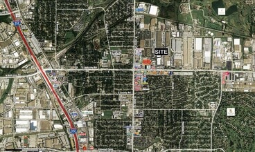 1907-1957 E Belt Line Rd, Carrollton, TX - AÉRIEN Vue de la carte