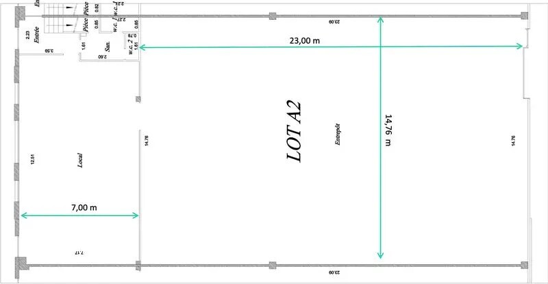 Office in Gennevilliers for lease - Floor Plan - Image 3 of 4