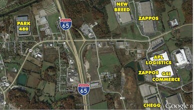 548 Cedar Grove Rd, Shepherdsville, KY - Aérien  Vue de la carte