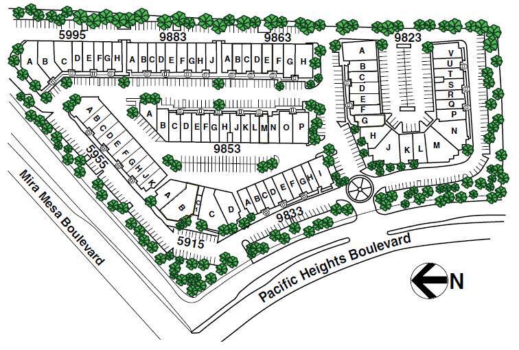 5915 Mira Mesa Blvd, San Diego, CA à louer - Plan de site - Image 3 de 23