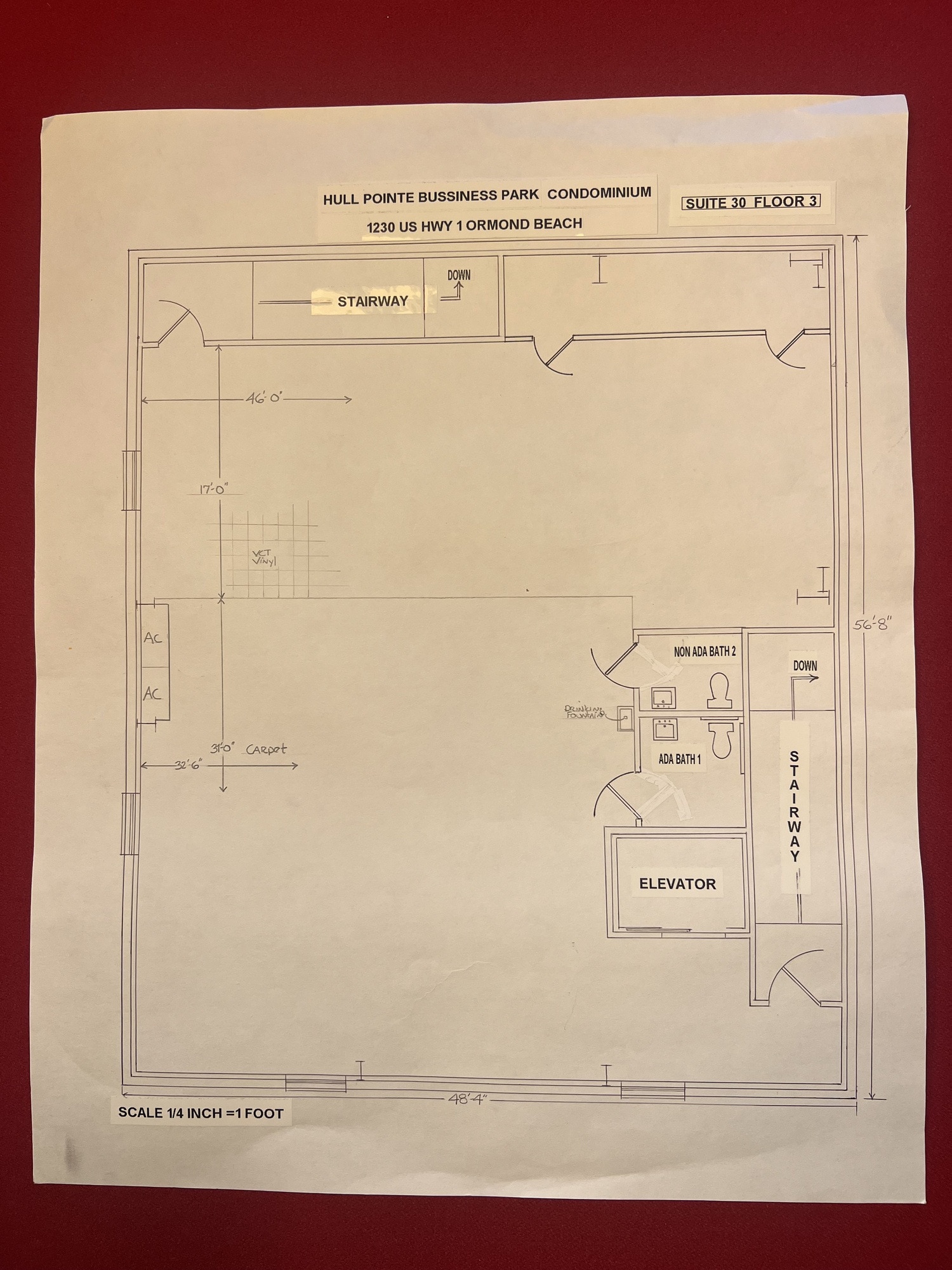 1230 N US Highway 1, Ormond Beach, FL for lease Floor Plan- Image 1 of 1