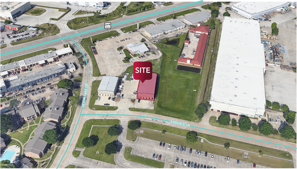 10411 Kansack Ln, Houston, TX à louer - Aérien - Image 3 de 9