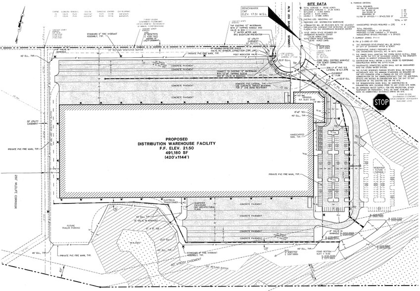 50 Innovation Dr, Savannah, GA à louer - Plan de site - Image 2 de 8