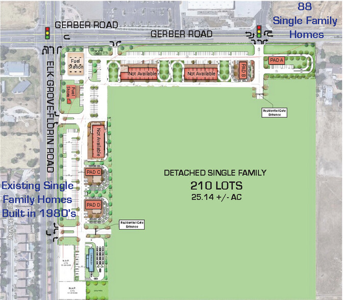 SEC Gerber Rd, Sacramento, CA for lease - Building Photo - Image 1 of 1