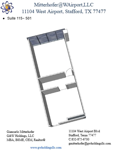 11104 W Airport Blvd, Stafford, TX à louer Plan d’étage- Image 1 de 1