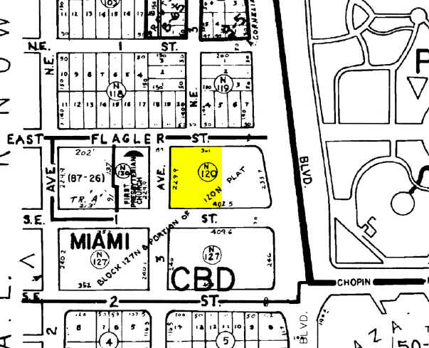 1 SE 3rd Ave, Miami, FL for lease - Plat Map - Image 2 of 37