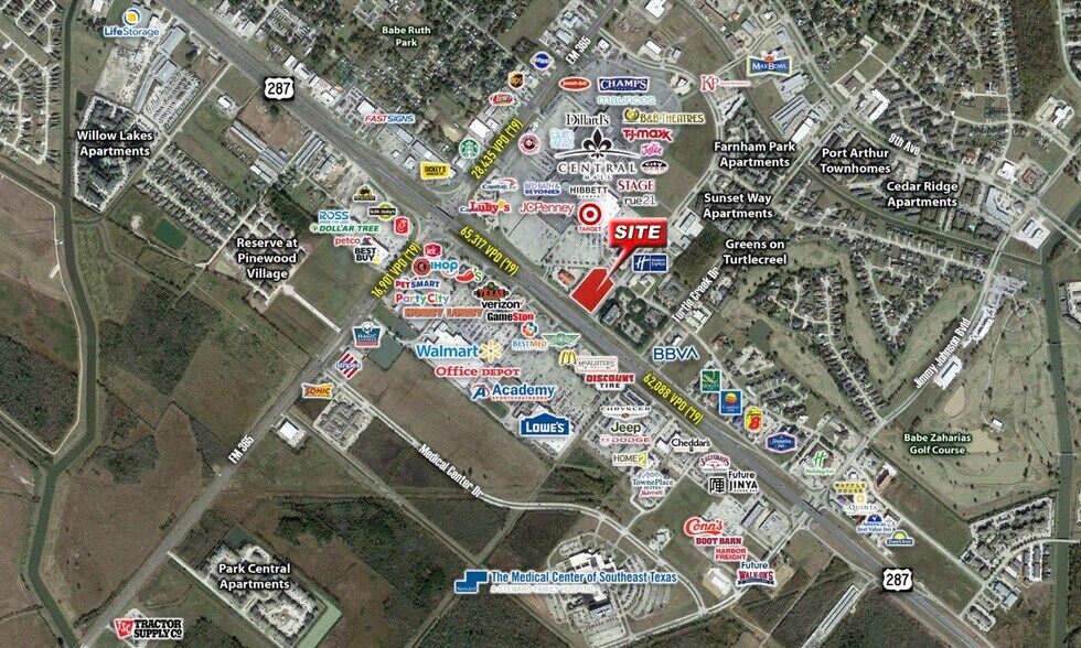 8450 Memorial Blvd, Port, Port Arthur, TX à vendre - Aérien - Image 3 de 9