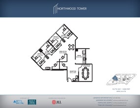 5757 Alpha Rd, Dallas, TX à louer Plan d’étage- Image 1 de 1