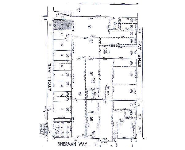 7322-7324 Atoll Ave, North Hollywood, CA à louer - Plan cadastral - Image 2 de 8