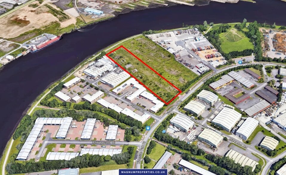Riverside Park Rd, Middlesbrough à vendre - Aérien - Image 2 de 3