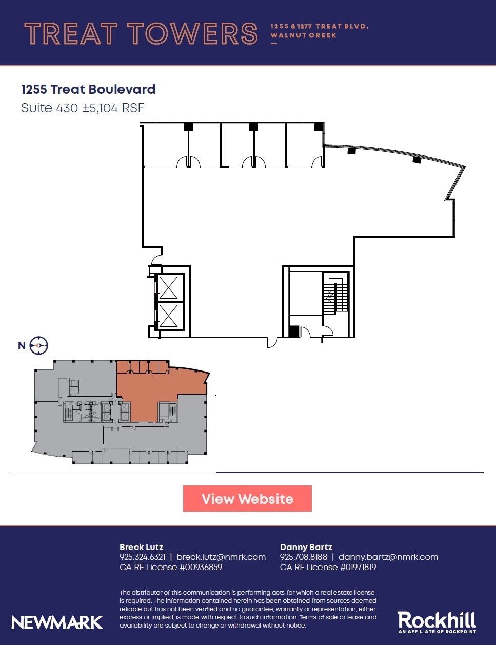 1255 Treat Blvd, Walnut Creek, CA for lease Floor Plan- Image 1 of 1