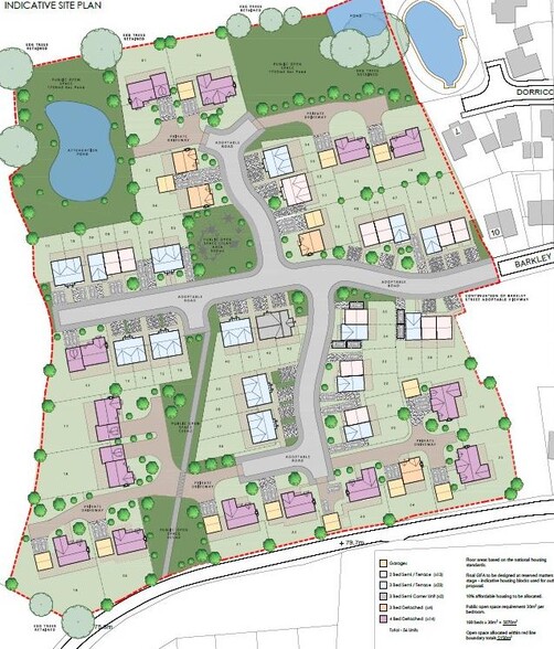 Barkley St, Baschurch for sale - Site Plan - Image 2 of 2