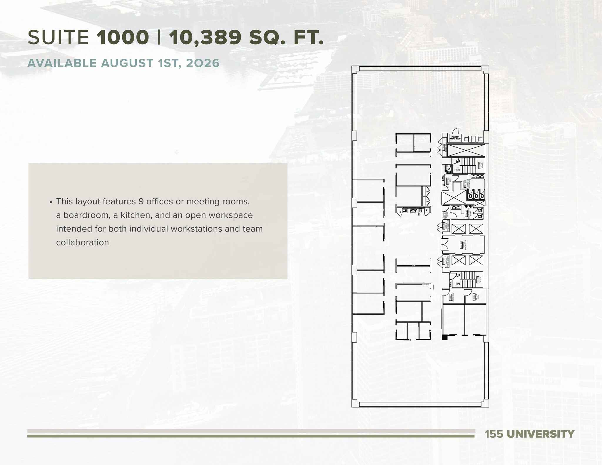 155 University Ave, Toronto, ON for lease Site Plan- Image 1 of 1