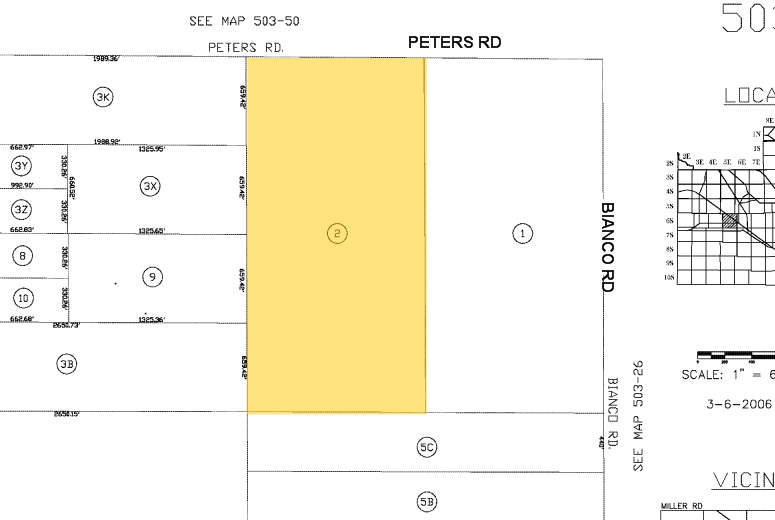 SW Peters Rd & Bianco Rd, Casa Grande, AZ for sale - Plat Map - Image 2 of 2