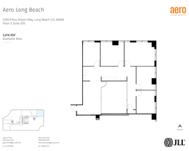 3900 Kilroy Airport Way, Long Beach, CA à louer Plan d’étage- Image 1 de 1