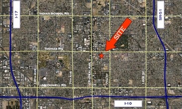 2715 N 3rd St, Phoenix, AZ - AERIAL  map view