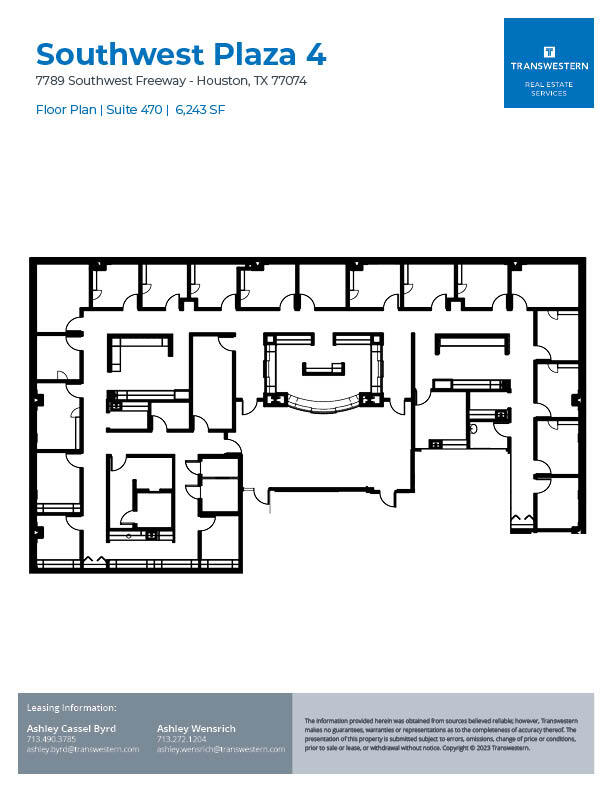 7737 Southwest Fwy, Houston, TX à louer Plan d’étage- Image 1 de 1