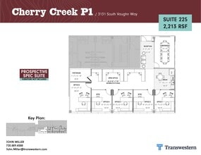 3131 S Vaughn Way, Aurora, CO for lease Floor Plan- Image 1 of 2