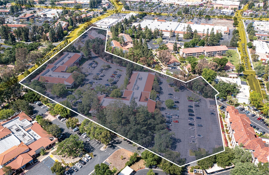 195 E Hillcrest Dr, Thousand Oaks, CA for sale - Aerial - Image 3 of 10