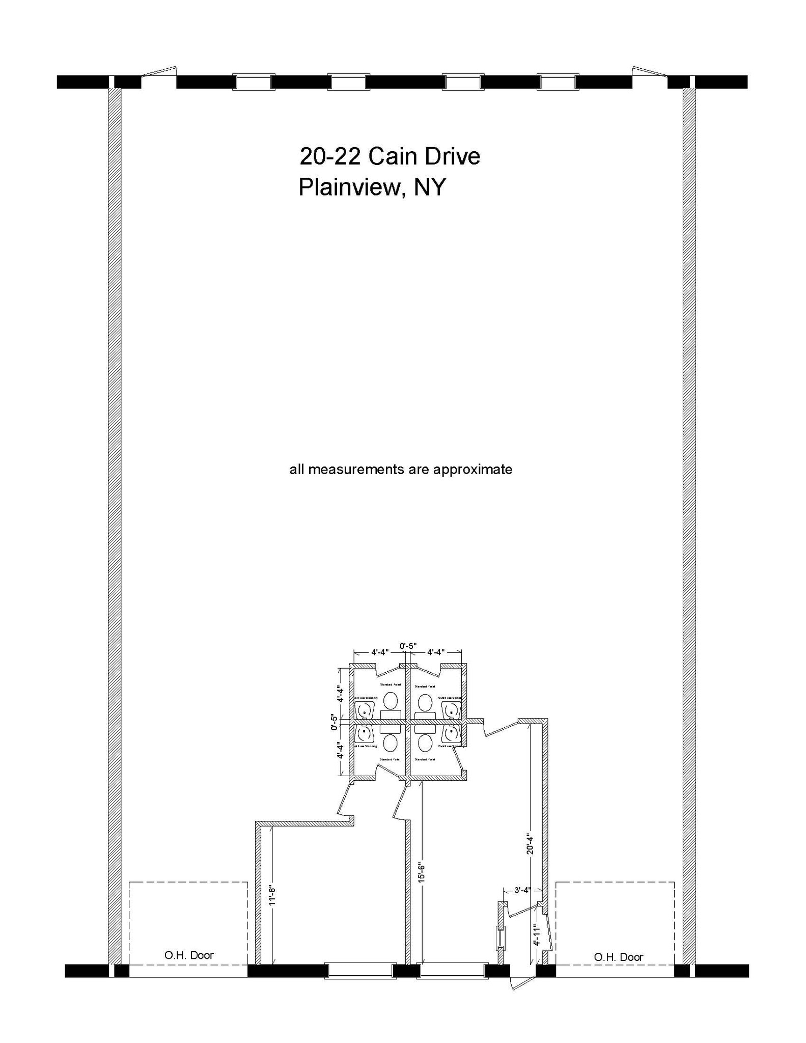 20 Cain Dr, Plainview, NY for lease Floor Plan- Image 1 of 9