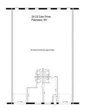 20 Cain Dr, Plainview, NY for lease Floor Plan- Image 1 of 9