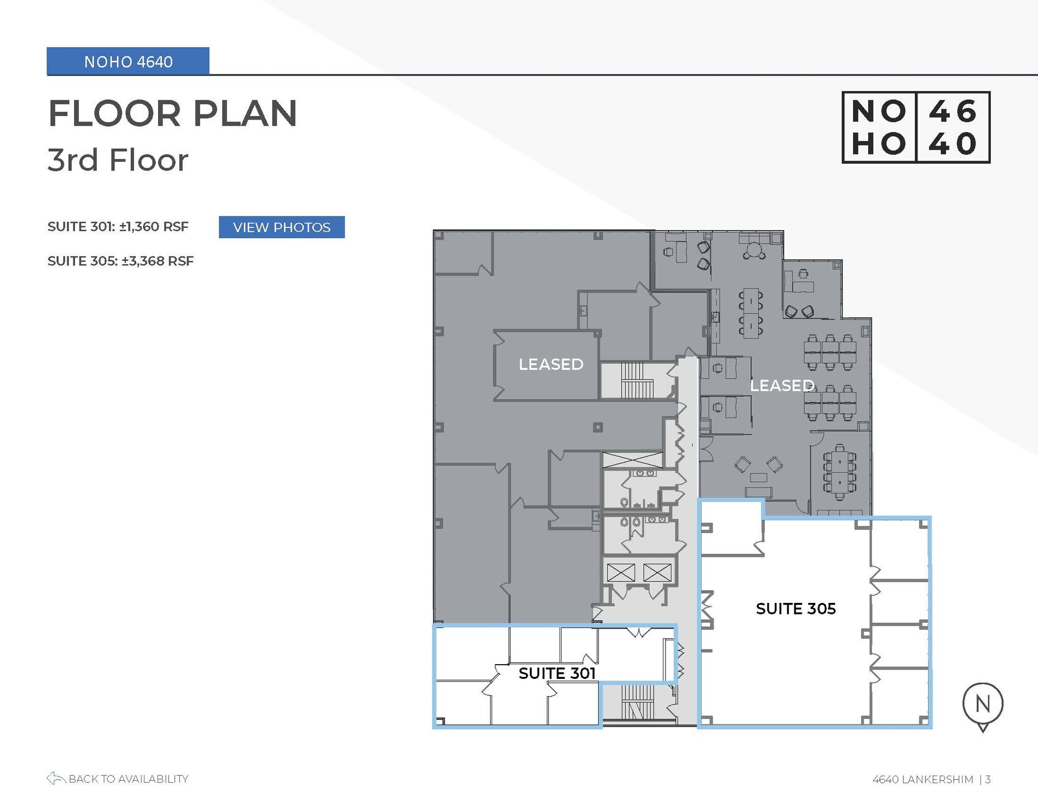 4640 Lankershim Blvd, North Hollywood, CA à louer Plan d’étage- Image 1 de 1