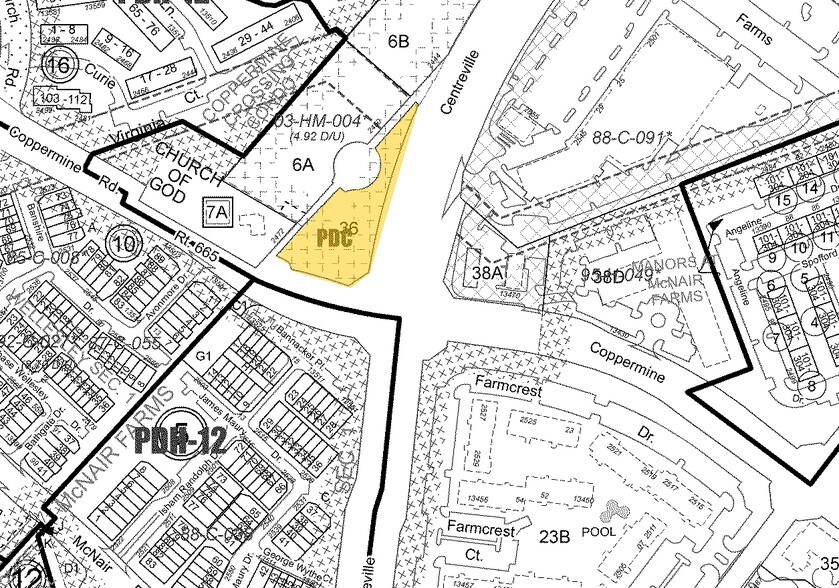 13490 Coppermine Rd, Herndon, VA à louer - Plan cadastral - Image 2 de 3