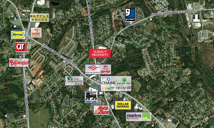 642 Sulphur Springs Rd, Greenville, SC à vendre - Photo du bâtiment - Image 2 de 7