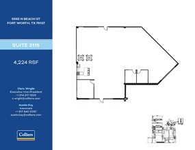 5555 N Beach St, Fort Worth, TX à louer Plan d’étage- Image 1 de 1