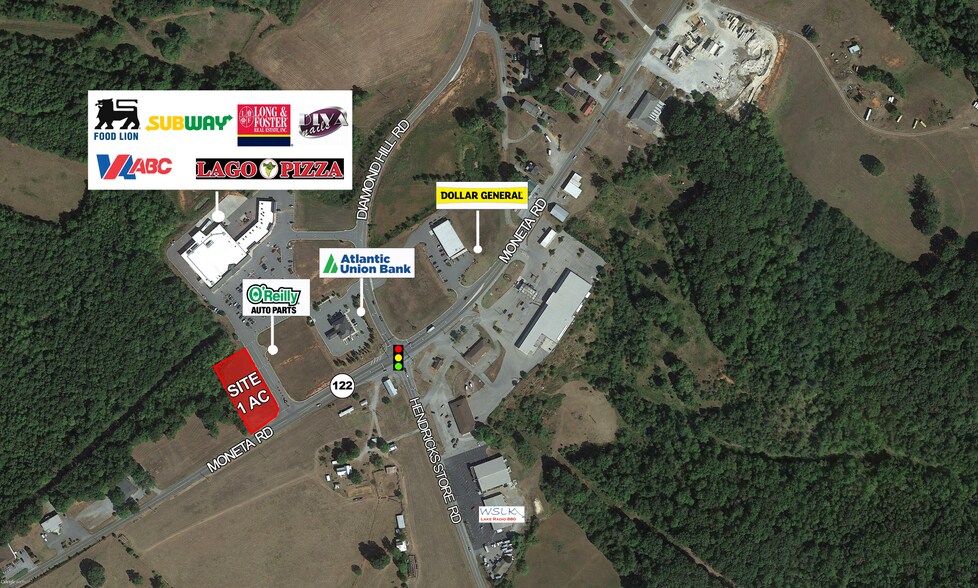 Moneta Road Rt 122, Moneta, VA for sale - Building Photo - Image 2 of 2