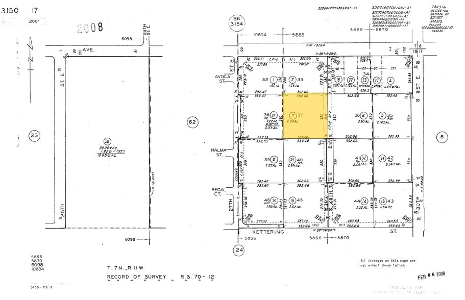 45131 28th St E, Lancaster, CA à vendre - Plan cadastral - Image 1 de 12