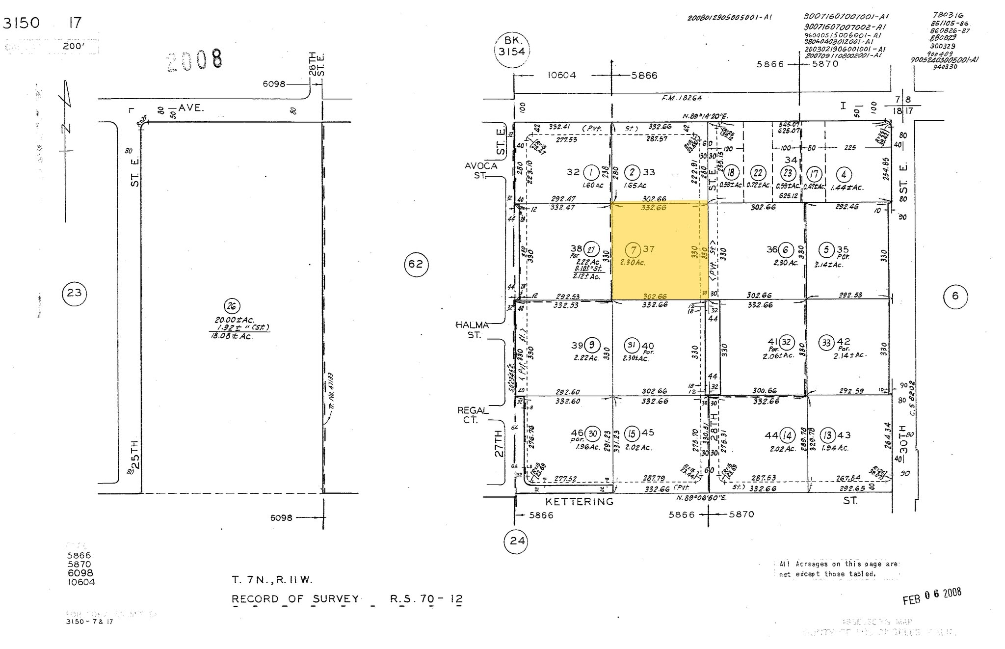 45131 28th St E, Lancaster, CA for sale Plat Map- Image 1 of 13