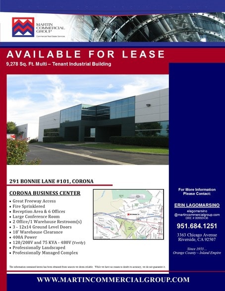 291 Bonnie Ln, Corona, CA for lease - Other - Image 3 of 4