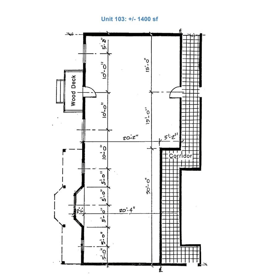 256 Columbia Tpke, Florham Park, NJ 07932 - Unité 103 -  - Plan d’étage - Image 1 of 5