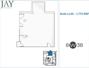 8 W 38th St, New York, NY for lease Floor Plan- Image 1 of 2
