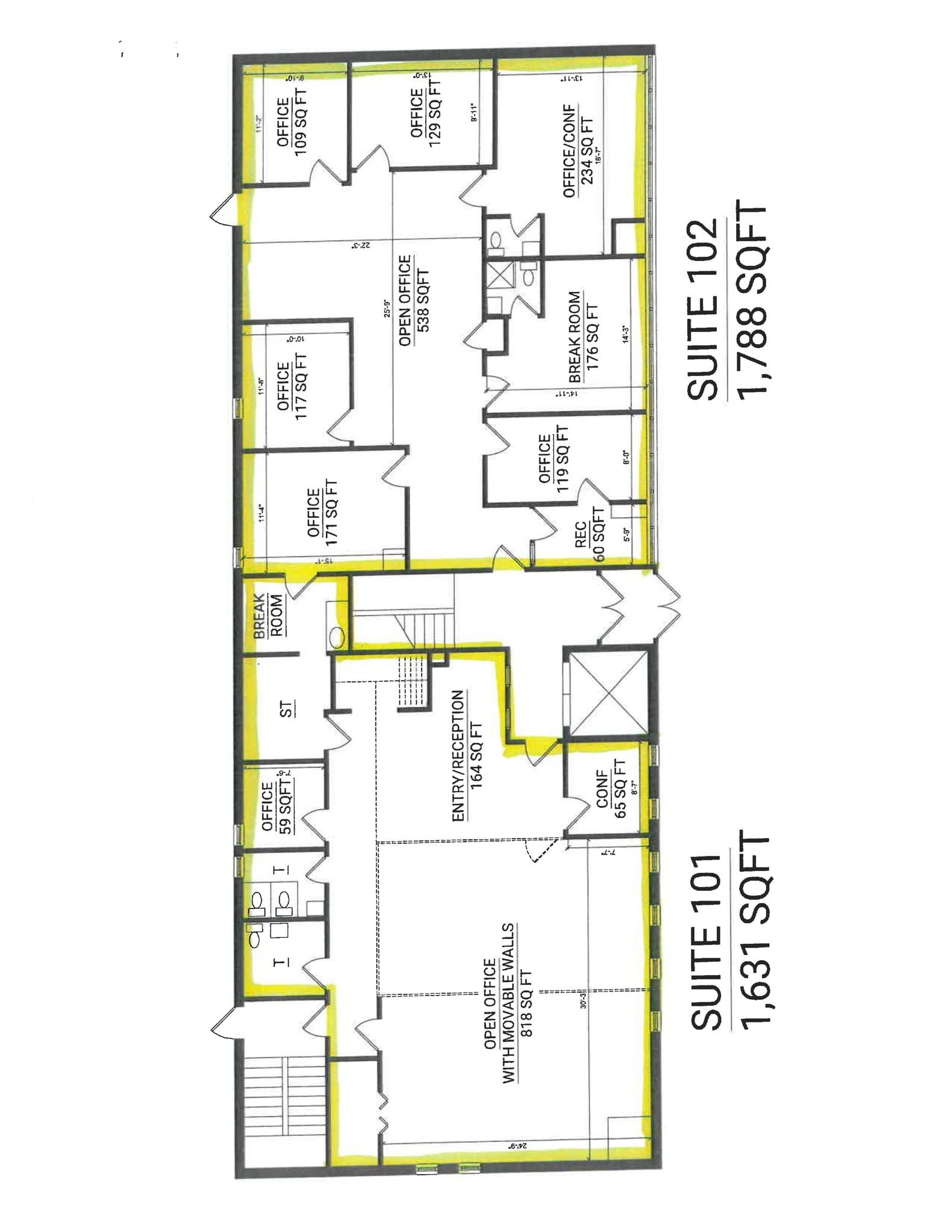 103 Yost Blvd, Pittsburgh, PA for lease Floor Plan- Image 1 of 10