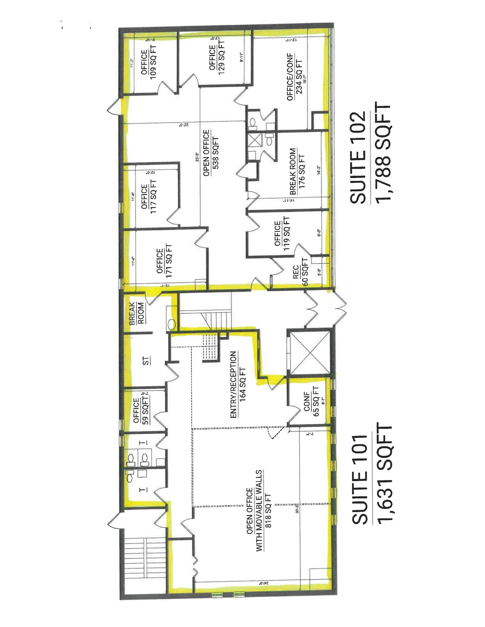 103 Yost Blvd, Pittsburgh, PA à louer Plan d’étage- Image 1 de 10