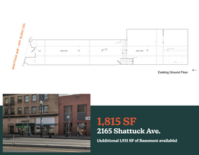 2151-2163 Shattuck Ave, Berkeley, CA à louer Plan de site- Image 1 de 1