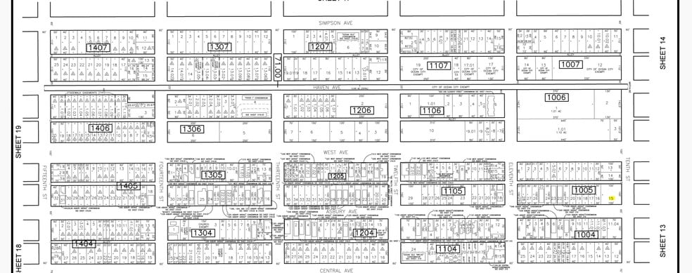 1000 Asbury Ave, Ocean City, NJ for sale - Plat Map - Image 2 of 19