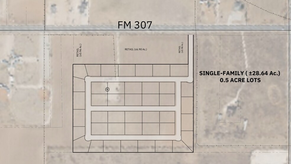 Farm to Market 307, Midland, TX à vendre - Plan de site - Image 2 de 2