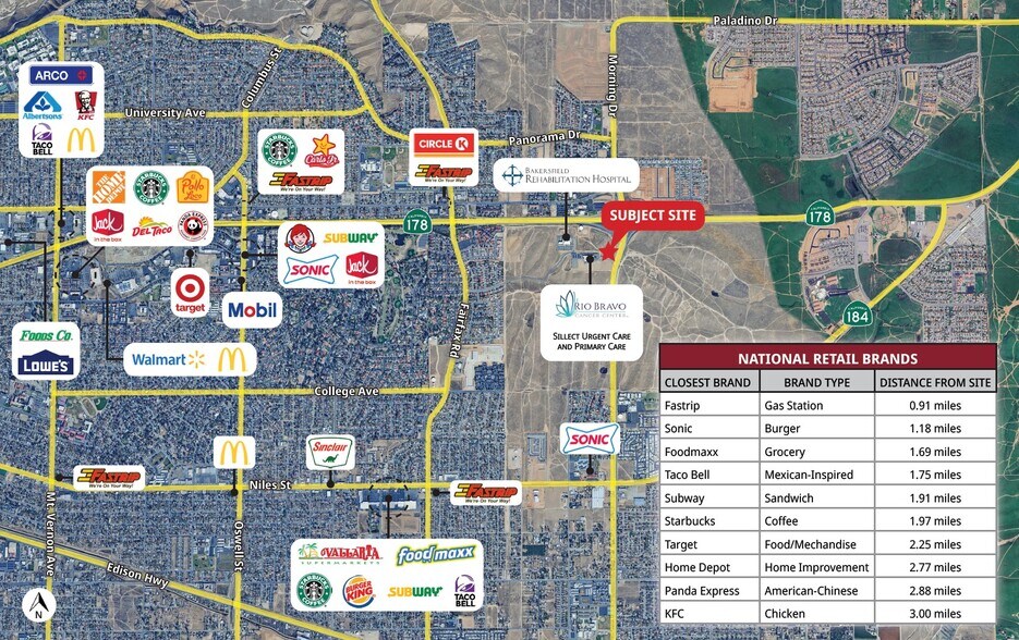 Morning Drive, Bakersfield, CA à vendre - Aérien - Image 3 de 3