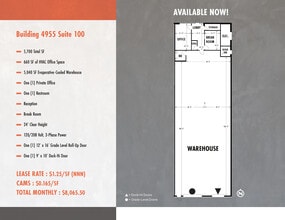 4915 Steptoe St, Las Vegas, NV à louer Plan d’étage- Image 1 de 1