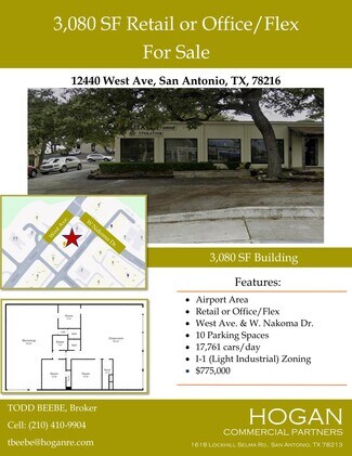 Plus de détails pour 12440 West Ave, San Antonio, TX - Commerce de détail à vendre