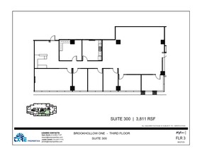 2301 E Lamar Blvd, Arlington, TX for lease Floor Plan- Image 2 of 2