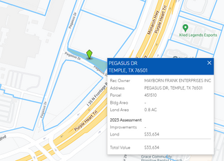 Plus de détails pour NWC OF I-35 FRONTAGE ROAD & ALAE STREET, Temple, TX - Terrain à vendre