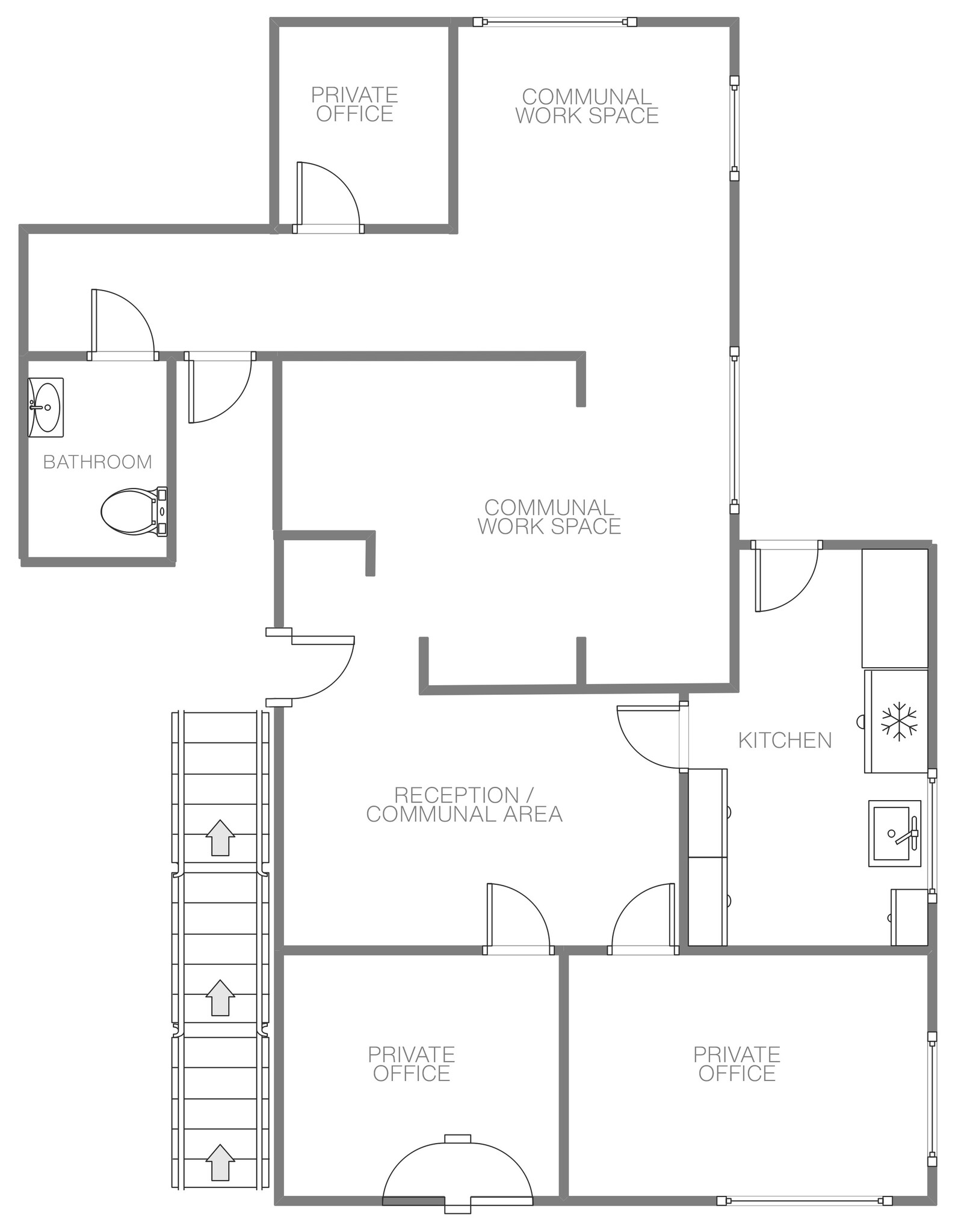 1728-1730 1/2 Ocean Park Blvd, Santa Monica, CA à louer Plan d’étage- Image 1 de 18