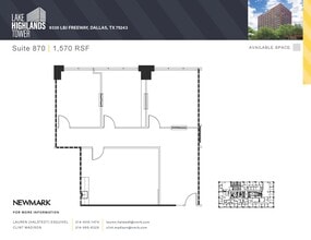 9330 Lyndon B Johnson Fwy, Dallas, TX à vendre Plan d’étage- Image 1 de 1