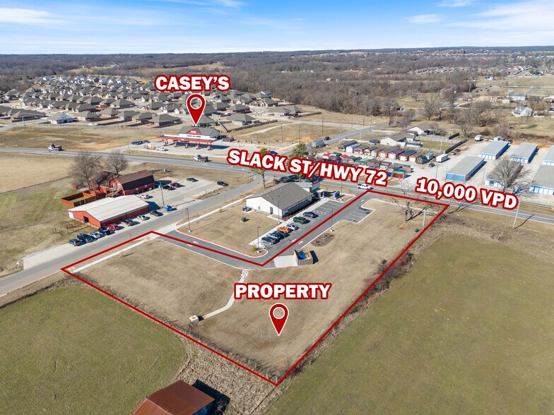 2103 Slack St, Pea Ridge, AR à vendre - Aérien - Image 1 de 11