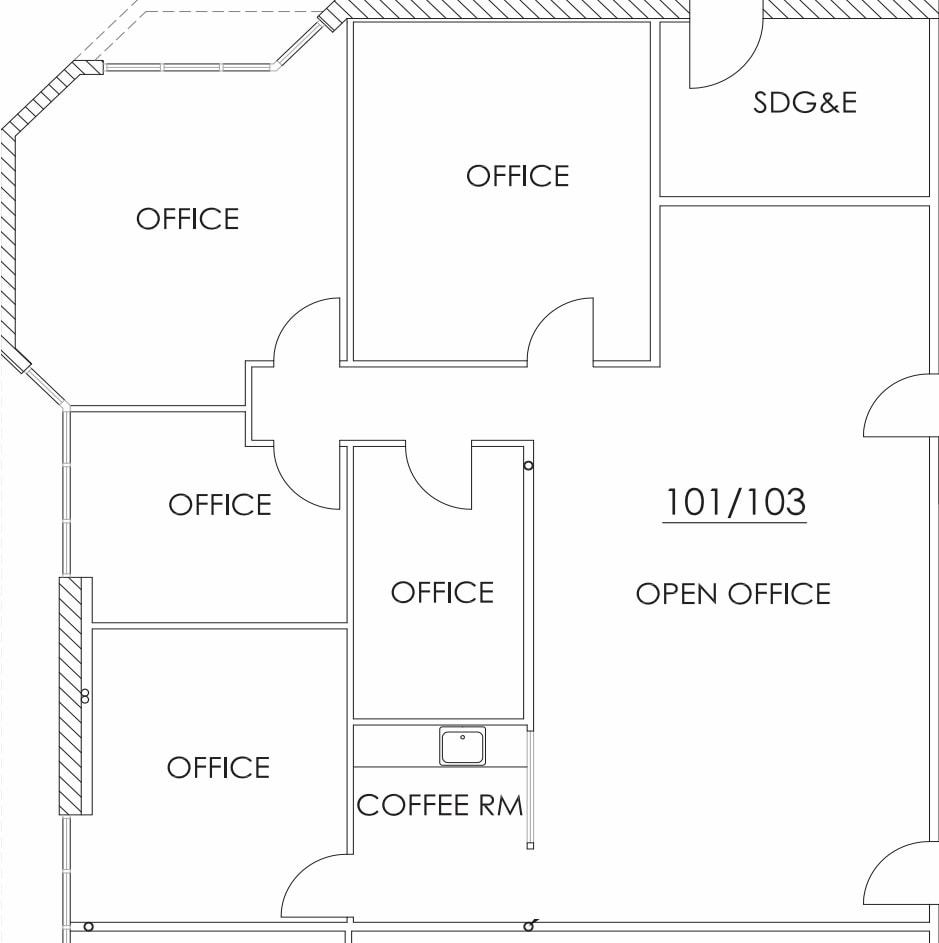 9939 Hibert St, San Diego, CA for lease Floor Plan- Image 1 of 1
