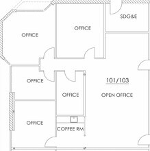 9939 Hibert St, San Diego, CA for lease Floor Plan- Image 1 of 1